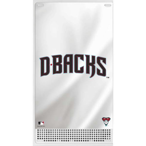 MLB Arizona Diamondbacks Home Jersey Xbox Series S Console Skin